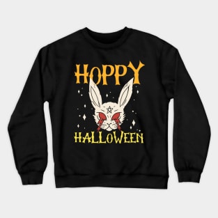 Hoppy Halloween Dead Bunny Halloween Crewneck Sweatshirt